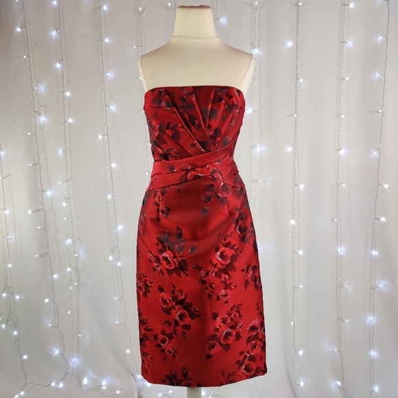 Black Market Rose Jacquard Dress | Poshmark
